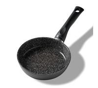 STONELINE Padella Antiaderente in CERAMICA 16 cm, Padella Piccola, Rivestimento Antiaderente con Vere Particelle di Pietra in CERAMICA Senza PFAS, a Induzione, Tutti i Piani Cottura
