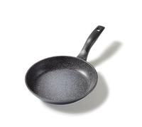 STONELINE Padella in alluminio con ottimo rivestimento antiaderente, senza coperchio, anche per induzione, Grigio, 24 cm