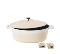 Stoneline Rostiera Aroma Rain con coperchio e presine