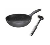 Stoneline Set di 2 pezzi Asian Wok, 30 cm e cucchiaio da portata