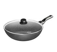 STONELINE® - Wok Made in Germany, 30 cm, con manico rimovibile
