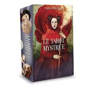STONEMUSLE Tarot Mystique - Cartomancie - Cofanetto di 83 carte a fette argentate, scatola a campana, contiene un libretto esplicativo - edizione francese