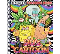Stoner Coloring Book: 53+ Retro-Inspired Psychedelic & Trippy Coloring Pages for Stress Relief and Relaxation, The Ideal Gift for Weed Lovers and Cartoon Enthusiasts