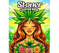 Stoner Coloring Book for Adults: 56 Trippy Psychedelic Designs for Stress Relief, Relaxation & Creative Fun