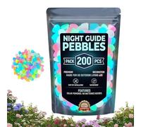 Stones - 200 Pieces Outdoor Landscaping Glowing Rocks | Glowing Stepping Pebbles, for Walkway Yard Backyard Pathway Driveway Patio Landscaping Fish Tank Aquarium Terrarium