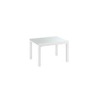 STONES HOME FURNITURE Executive - Tavolo Allungabile (120/175/230/290/350 x 83 cm) in Vetro temperato Bianco