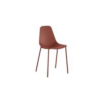 STONES HOME FURNITURE Frida - Sedia in Polipropilene ruggine 4 pz