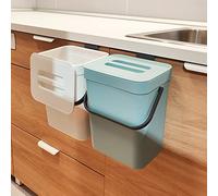 stonespace Pattumiera per compost da cucina sigillata, secchio per compost montabile, cestino da appendere per cucina, 5 l, blu