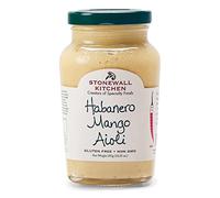 Stonewall Kitchen Habanero Mango Aioli - Salsa aioli al mango per condire carne, pesce, verdure - Vasetto da 290g - Made in USA