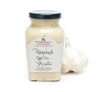 Stonewall Kitchen Roasted Garlic Aioli, barattolo da 291 g - Aioli all'aglio cremoso senza glutine con aroma intenso, ideale per hamburger e carne