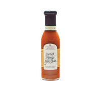 Stonewall Kitchen Salsa curried Mango Grille 330 ml - Salsa BBQ leggermente affilata, esotica fruttata con curry e mango, ideale per pollo e riso