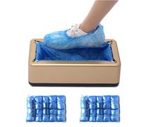 Stonivislyt Dispenser Automatico di Copriscarpe， Omaggio 200 Pz Copriscarpe Monouso, Automatico Scarpe di Macchina per Home Offices, ABS, per Interni, Casa, Ufficio, Supermercato