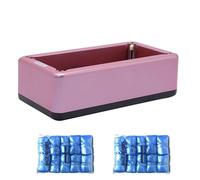 Stonivislyt Dispenser Automatico di Copriscarpe， Omaggio 200 Pz Copriscarpe Monouso, Automatico Scarpe di Macchina per Home Offices, ABS, per Interni, Casa, Ufficio, Supermercato