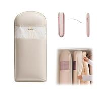 Stonivislyt Sacca Appendiabiti Sottovuoto Salvaspazio con Zip,Space Saving Hanging Garment Bag with Self Compression Zipper - Organizer per Armadio, Piumini, Cappotti, Abiti - Trasparente- M/L/XL