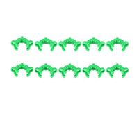 StonyLab 10 Confezioni Plastica Keck Clip per 24/40 Vetro Standard Conico Interfaccia Giunto di Vetro Smerigliato, Lab Morsetto Clip