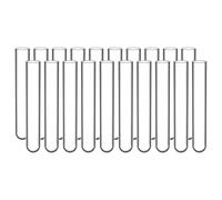 stonylab 100-Pack Provetta per Fondo Rotondo in Vetro Borosilicato, 12mm OD et 75mm in Lunghezza, Glass Test Tube (Confezione da 100)