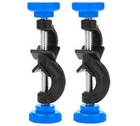 stonylab 2 Confezione Morsetti Regolabili Bosshead per Laboratorio, Staffe di Sostegno, Corpo in Lega di Alluminio, Aste Fino a 13mm per uso in Laboratorio