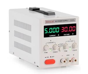 stonylab Alimentatore CC Digitale, 30V/5A Alimentatore CC Regolabile a Modalità Interruttore a Uscita Singola Regolabile per la Ricerca in Laboratorio di Test su Banco
