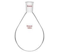 StonyLab Borosilicate Pallone per Evaporatore Rotativo a Parete Lunga in Vetro Pesante da Recupero Rotary Evaporator Flask 1000ml, con Giunto Esterno 24/40 (1000ml)
