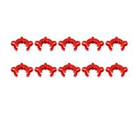 stonylab Clip per Giunti in Plastica, 10 Pezzi 29 mm Morsetto Laboratorio #29 Plastic Joint Clips per Giunto in 29/40, Clip in Interfaccia Conica Standard per Giunti in Vetro Accessorio da Laboratorio