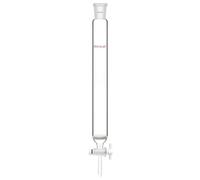 stonylab Colonna di Cromatografia, Diametro Interno 38 mm, Lunghezza Efficace 254 mm, Disco Sinterizzato G2, Giunto 24/40, Vetro Borosilicato Alto per Uso in Laboratorio