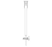 stonylab Colonna di Cromatografia in Vetro Borosilicato con Piastra di Sabbia G2, Diametro Interno 13 mm, Lunghezza Efficace 203 mm, Giunto 24/40