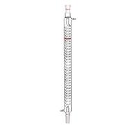 StonyLab Condensatore Graham in Vetro Borosilicato Graham Condenser con Giacca 24/40 Joint 500mm Lunghezza Del Bicchiere da Laboratorio Condensatore