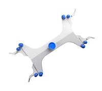 stonylab Doppio Morsetto per Buretta in Alluminio, Regolabile Morsetti per Buretta a Forma di Farfalla Accessorio da Laboratorio, Aluminum Double Burette Clamp per Laboratorio