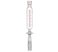 stonylab Imbuto di addizione, 24/40 Joint Borosilicato Vetro Laureato Caduta Imbuto con PTFE Stopcock per Laboratorio Imbuto Aggiuntivo, 50 ml