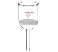 StonyLab Imbuto Filtrante Buchner in Vetro Borosilicato con Fritta Media (G2), Diametro Interno 56mm, Profondità 60mm (100 mL)