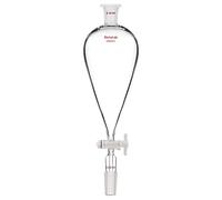 stonylab Imbuto Separatore con Rubinetto di Arresto PTFE, Imbuto Separatore Conico a Forma di Pera da 1000 ml in Vetro Borosilicato a Parete Pesante con 24/40 Giunti