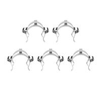 stonylab Keck Morsetto Clip in Metallo, 5 pezzi 14 mm Laboratorio Keck Clamp # 29 Keck Clips per 29/32 Giunto di Vetro Accessorio da Laboratorio