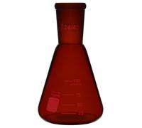 stonylab Matraccio Erlenmeyer Ambra con Giunto Esterno Conico Standard 24/40, Matraccio in Vetro Borosilicato a Parete Spessa, 100 ml, Ideale per Mescolare, Riscaldare e Esperimenti in Laboratorio