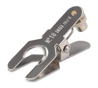 stonylab Pinza a Snodo Sferica, Supporto a Morsetto Sferico in Acciaio Inossidabile con Dado di Bloccaggio a Vite per Lab, Morsetto da Laboratorio Spherical Pinch Clamp Pinch Clip, Dimensione 18