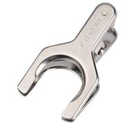 stonylab Pinza a Snodo Sferica, Supporto a Morsetto Sferico in Acciaio Inossidabile con Dado di Bloccaggio a Vite per Lab, Morsetto da Laboratorio Spherical Pinch Clamp Pinch Clip, Dimensione 40