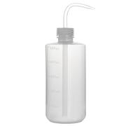 stonylab Prodotti Chimici Lava Flacone (1 Confezione), LDPE Plastica Sicurezza Laboratorio Stringi Lava Flacone con Stretto Bocca e Scala Etichette Spruzza Bottiglia, 500 ml (16 oz)