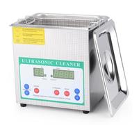 stonylab Pulitore ad Ultrasuoni, Pulitore ad Ultrasuoni Acciaio Inox Professionale Multiuso con Timer Display Digitale e Controllo del Calore per Laboratorio 220V, 2L