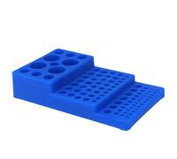 stonylab Rack per Provette da Centrifuga (Confezione da 1), Design Multifunzionale a Più Livelli a 92 Pozzetti Rack per Provette da Centrifuga in Plastica Trapezoidale, Resistente Alte Temperature