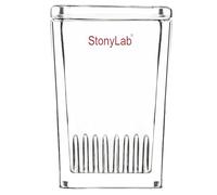 stonylab Serbatoio di Sviluppo TLC, Vetro Borosilicato Camera Espositiva TLC Piccolo Serbatoio di Tintura per Cromatografia su Strato Sottile