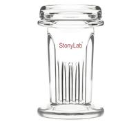 stonylab Serbatoio di Sviluppo TLC, Vetro Borosilicato Camera Espositiva TLC Piccolo Serbatoio di Tintura per Cromatografia su Strato Sottile