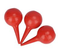 stonylab Sfere di Gomma per Polvere da 30 ml, Pompa ad Aria in Gomma Rossa per Estrazione di Fluidi e Pulizia Accessorio da Laboratorio, Confezione da 3