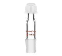 stonylab Termometro Ingresso Adattatore, Thermometer Adapter con 19/22 Giunto Interno, Altezza 80mm, per Distillazione Apparatus