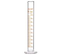 stonylab Vetro Cilindro Graduato (Confezione da 1), Graduated Cylinder Vetro Borosilicato 100 ml Muro Pesante Vetro Graduato Cilindro di Misurazione