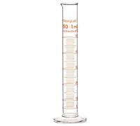 stonylab Vetro Cilindro Graduato (Confezione da 1), Graduated Cylinder Vetro Borosilicato 50 ml Muro Pesante Vetro Graduato Cilindro di Misurazione