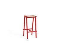 Stool 8 Sgabello da bar H75 Rosso segnale