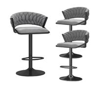 Stool da Bar Sintesi Velvet per Kitchen e Divertimento - Attivabile in Altezza 45-60 cm
