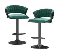 Stool da Bar Sintesi Velvet per Kitchen e Divertimento - Attivabile in Altezza 45-60 cm