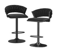 Stool da Bar Sintesi Velvet per Kitchen e Divertimento - Attivabile in Altezza 45-60 cm
