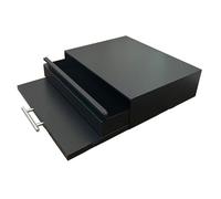 Stoolzfaid Cassetto da Piano di Lavoro per Cucina,Supporto per Microonde con Cassetto,Contenitori da Piano di Lavoro per Cucina,Rastrelliera Portaoggetti da Scrivania A 2 Livelli