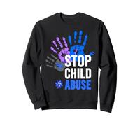 Stop Abuse Shirt - Consapevolezza per la prevenzione degli abusi di Bambini Felpa